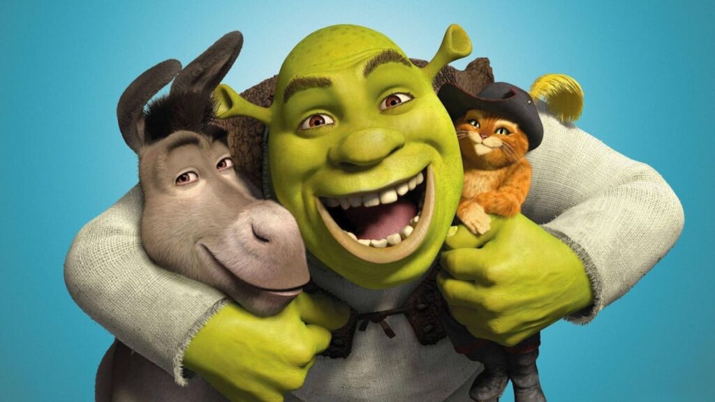 Shrek a parta